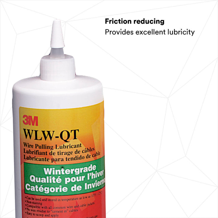 3M Wire Pulling Lubricant Wintergrade WLW-QT, One Quart