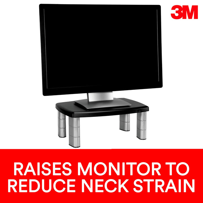 3M Adjustable Monitor Stand MS80B
