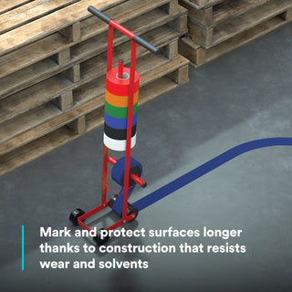 3M Vinyl Tape 471, Blue, 1 in x 36 yd, 5.2 mil, 36 Roll/Case