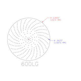 3M Xtract Cubitron II Film Disc 775L, 80+, 6 in, Die 600LG