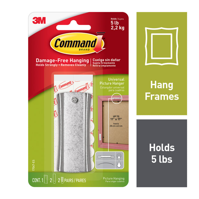 Command Universal Picture Hanger w/ Stabilizer Strips 17047-ES