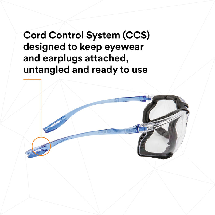 3M Virtua CCS Protective Eyewear with Foam Gasket
