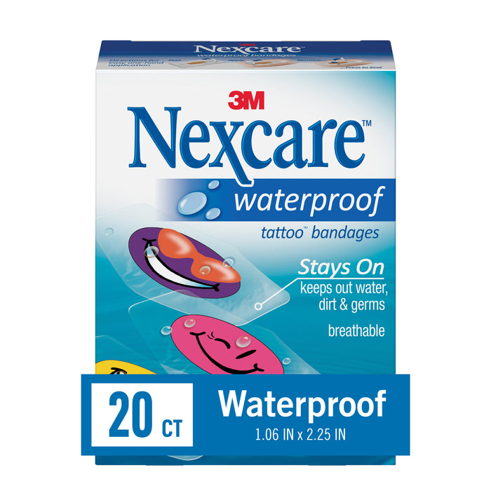 Nexcare Waterproof Bandages, Cool Collection 594-20