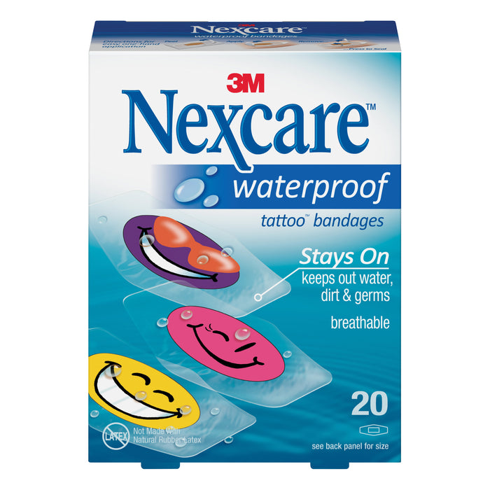 Nexcare Waterproof Bandages, Cool Collection 594-20