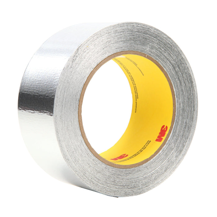 3M Aluminum Foil Tape 425, Silver, 2 in x 60 yd, 4.6 mil, 24 rolls percase