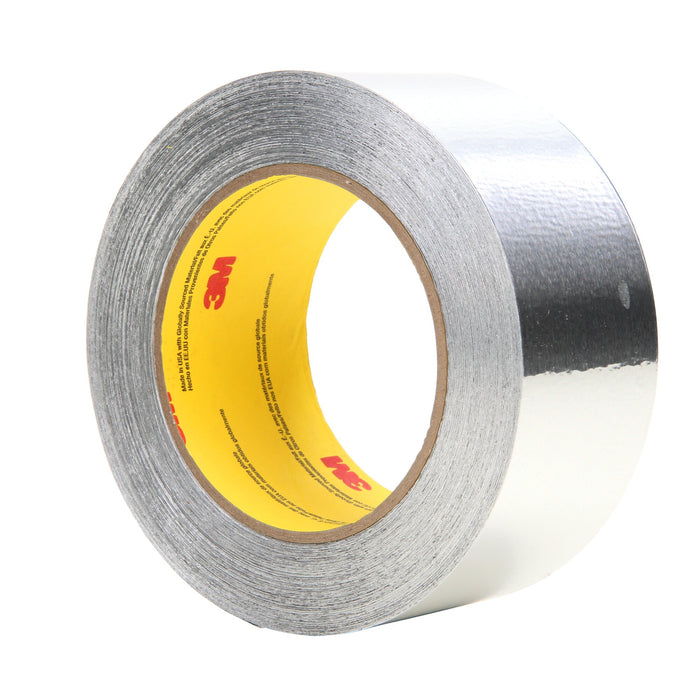 3M Aluminum Foil Tape 425, Silver, 2 in x 60 yd, 4.6 mil, 24 rolls percase