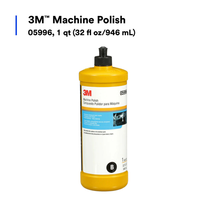 3M Machine Polish, 05996, 1 qt (32 fl oz/946 mL)