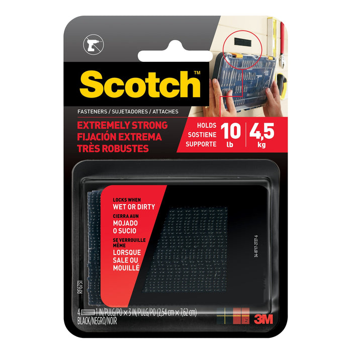Scotch Extreme Fasteners RF6731, 1 in x 3 in (25,4 mm x 76,2 mm)