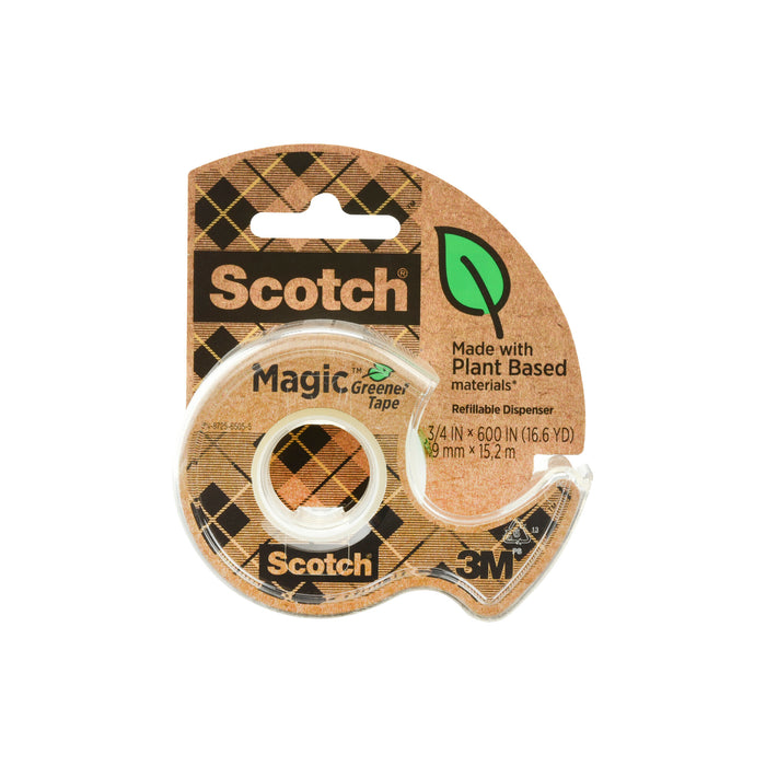 Scotch® Magic Greener Tape 123, 3/4 in x 600 in (19 mm x 15,2 m)
