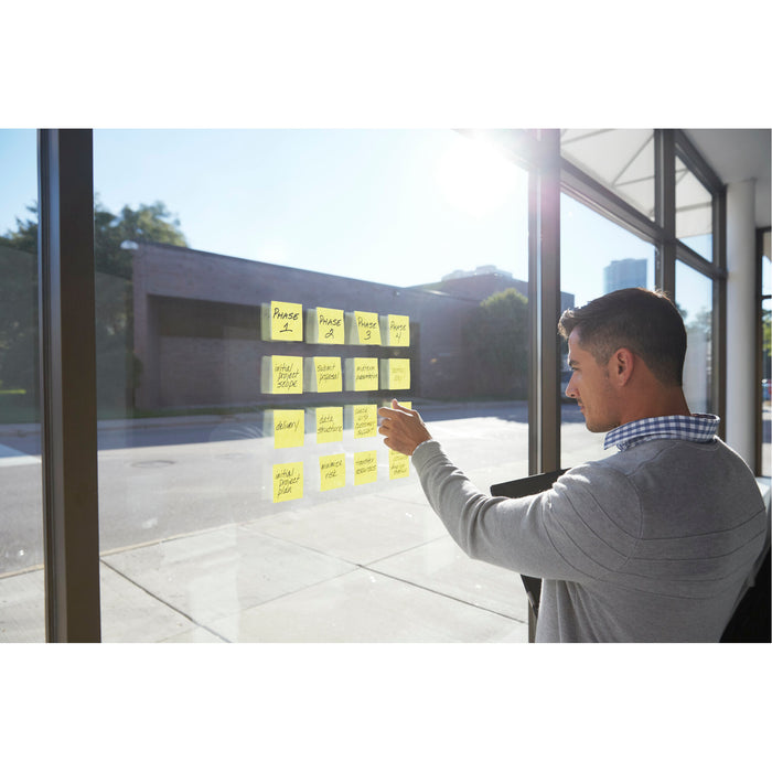 Post-it® Super Sticky Notes 654-24SSCP, 3 in x 3 in (76.2 mm x 76.2 mm)Canary