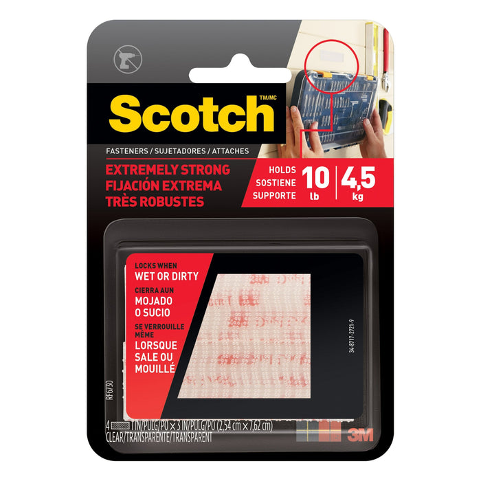 Scotch Extreme Fasteners RF6730, 1 in x 3 in (25,4 mm x 76,2 mm)