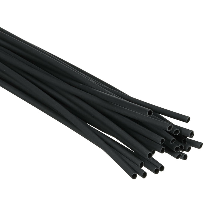 3M Thin-Wall Heat Shrink Tubing EPS-300, Adhesive-Lined,1/8-48"-Black-250 Pcs