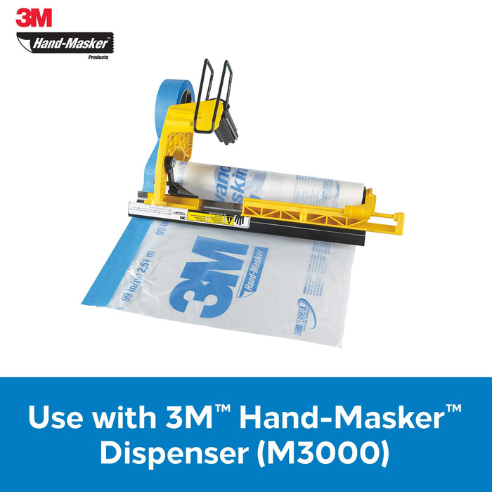 3M Hand-Masker Contractor's Plastic CP9, 9 ft x 90 ft x 0.00035 in