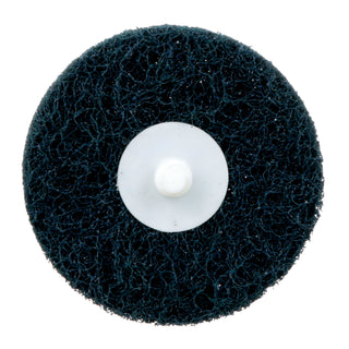 Standard Abrasives Quick Change Buff and Blend HS Disc, 840458, Medium,TR, Blue