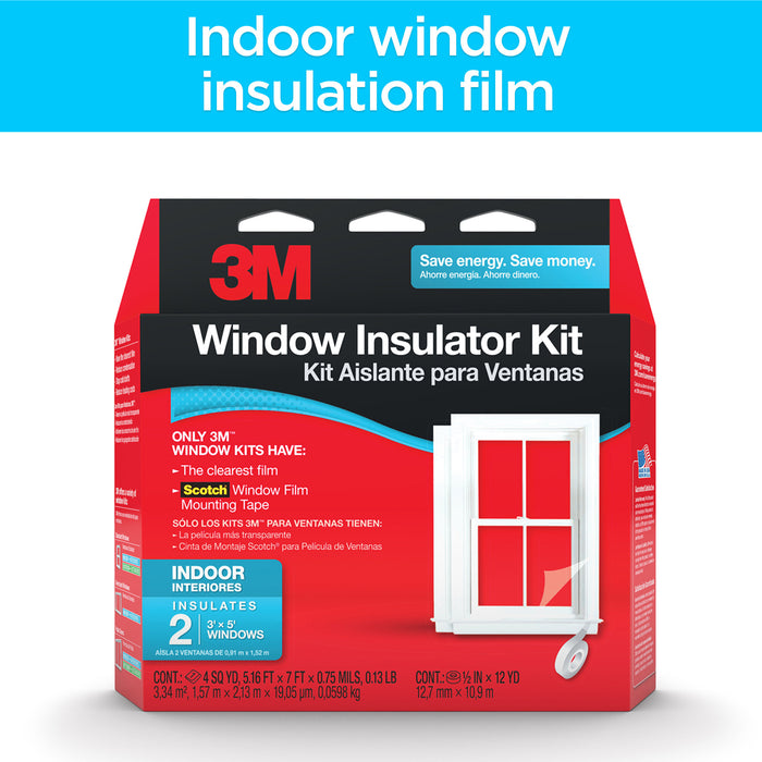 3M Indoor Window Insulator Kit - Two Pack, 2120W-6