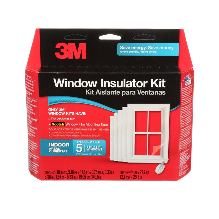 3M Indoor Window Insulator Kit - Five Pack 2141W-6