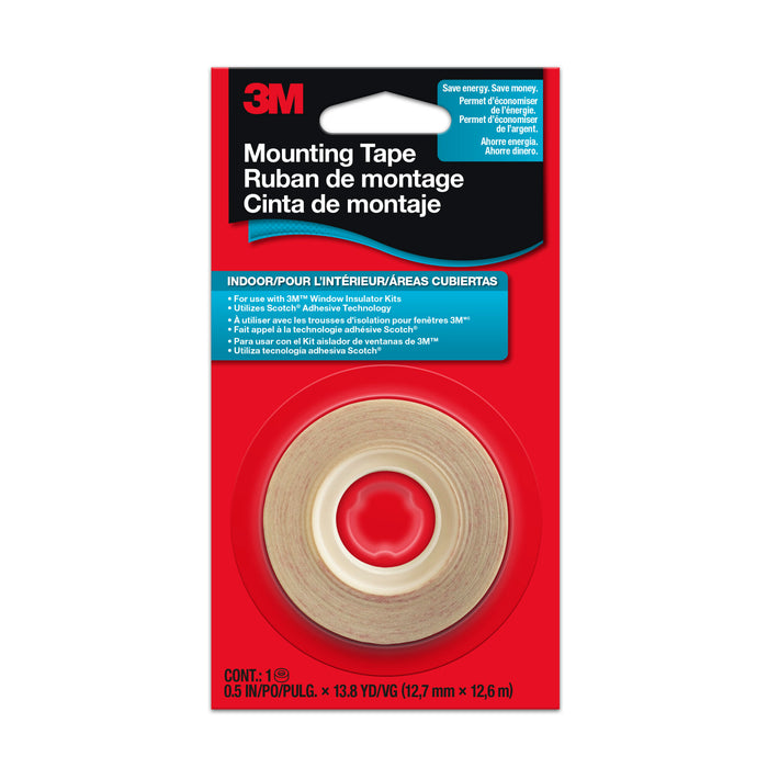 3M Indoor Window Film Mounting Tape 2145C, 1/2 in. x 13.8 yd., Clear