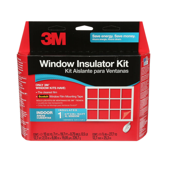 3M Indoor Window Insulator Kit - Oversized Window, 2149W-6, X LargeWindow