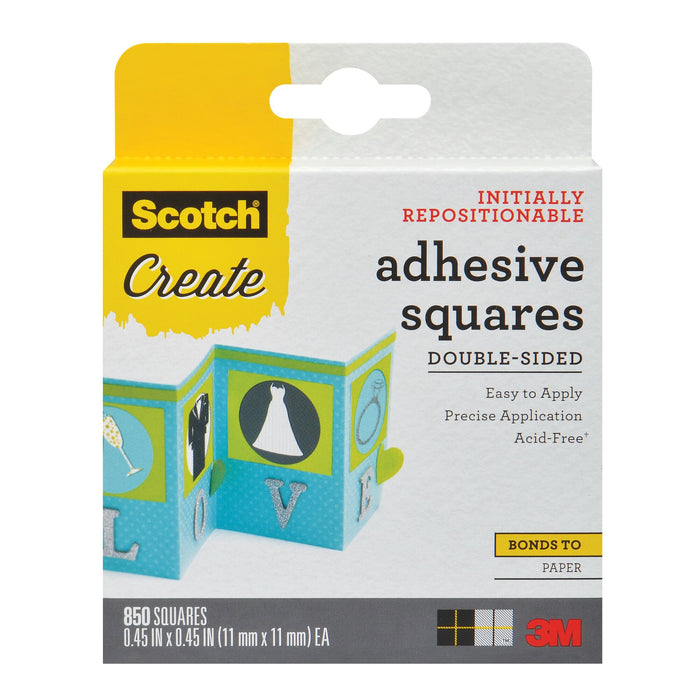 Scotch® Adhesive Squares 009-850-CFT