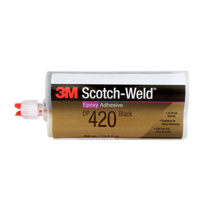 3M Scotch-Weld Epoxy Adhesive DP420, Black, 400 mL Duo-Pak