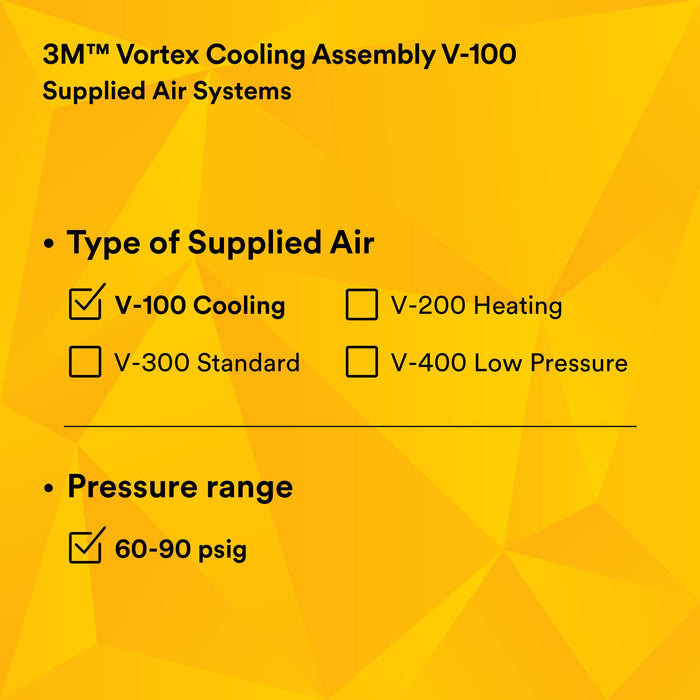 3M Versaflo Vortex Cooling Assembly V-100