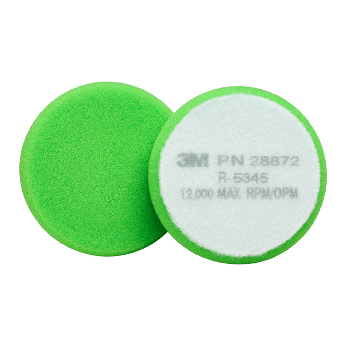3M Finesse-it Advanced Foam Buffing Pad, 28869, 3-1/4 in, Green