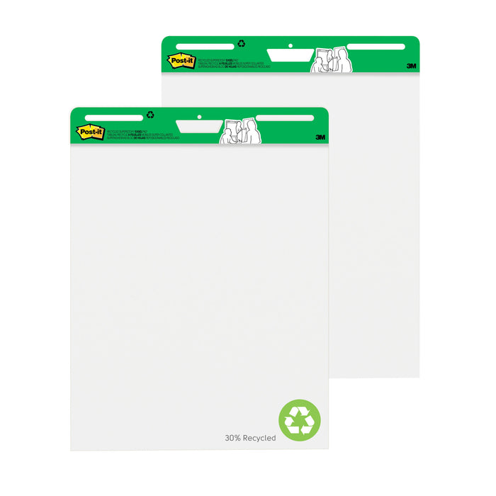 Post-it® Super Sticky Easel Pad 559RP, 25 in. x 30 in. Recycled, 2 pk