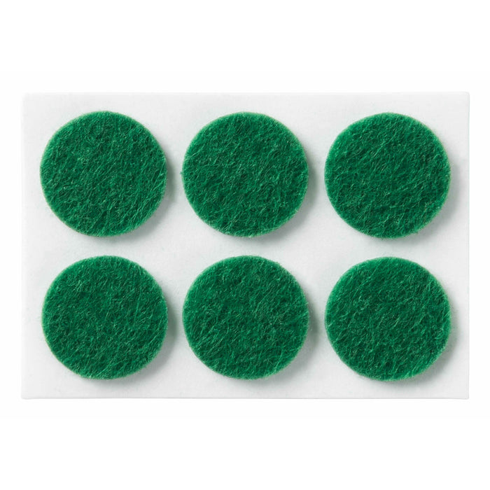 Scotch Self-Stick Felt Pads SP852-NA, Green, .5 in x 0.0625 in