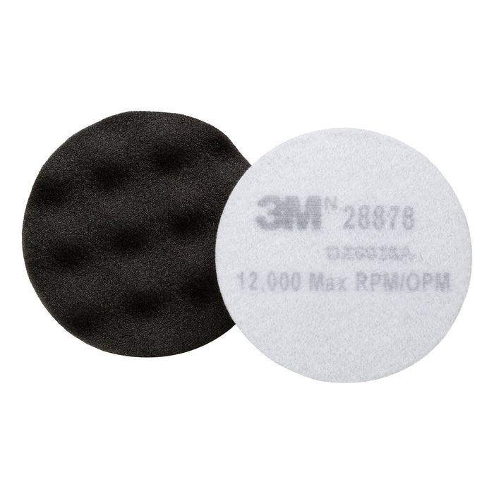 3M Finesse-it Advanced Foam Buffing Pad, 28873, 3-1/2 in, Gray