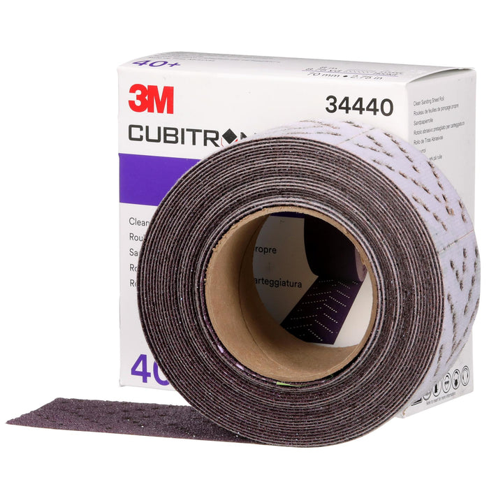 3M Cubitron II Hookit Clean Sanding Sheet Roll, 34440, 40+ grade, 70
mm x 8 m