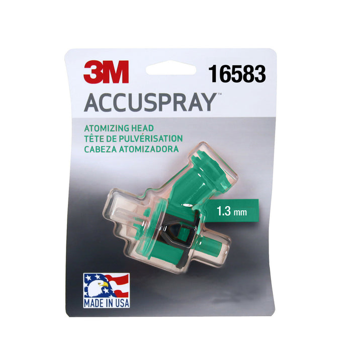 3M Accuspray Atomizing Head, 16614, Green, 1.3 mm, 4 per kit