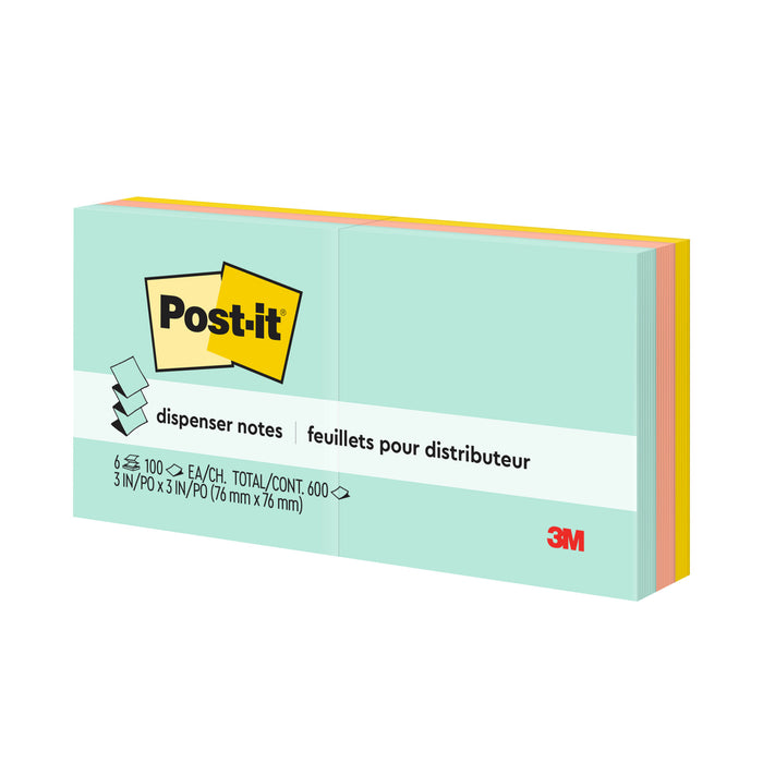 Post-it® Pop-up Notes, R330-AP, 3x3 in, Pastel Colors