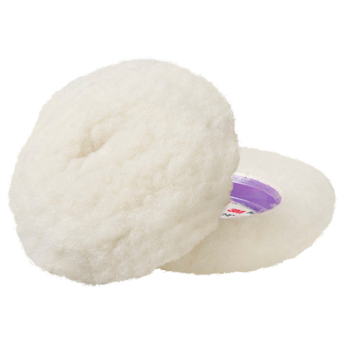 3M Perfect-It Low Lint Wool Compounding Pad 4 Inch, 30040, SingleSided