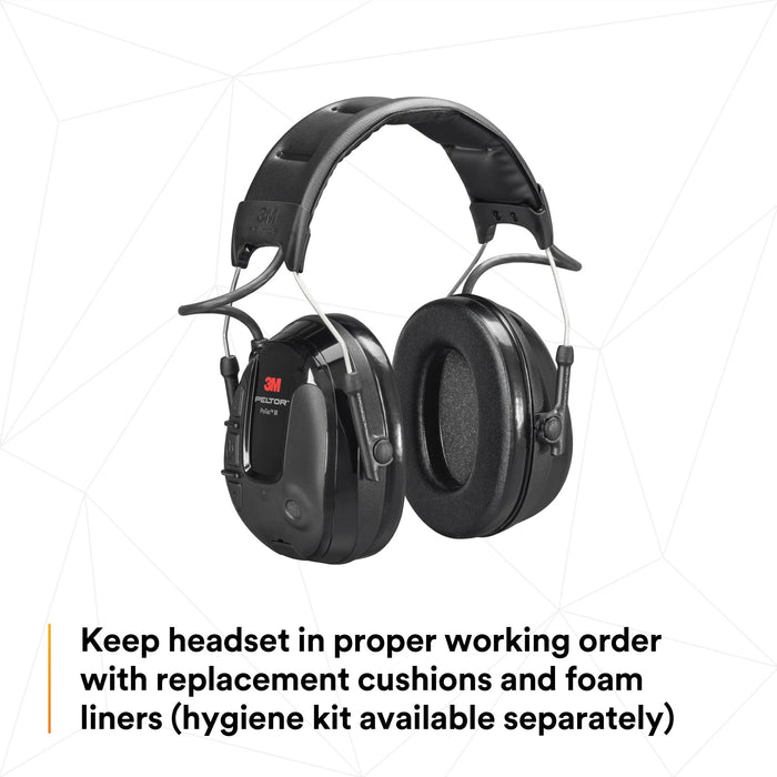 3M PELTOR ProTac III MT13H221A, Headset, Black, Headband