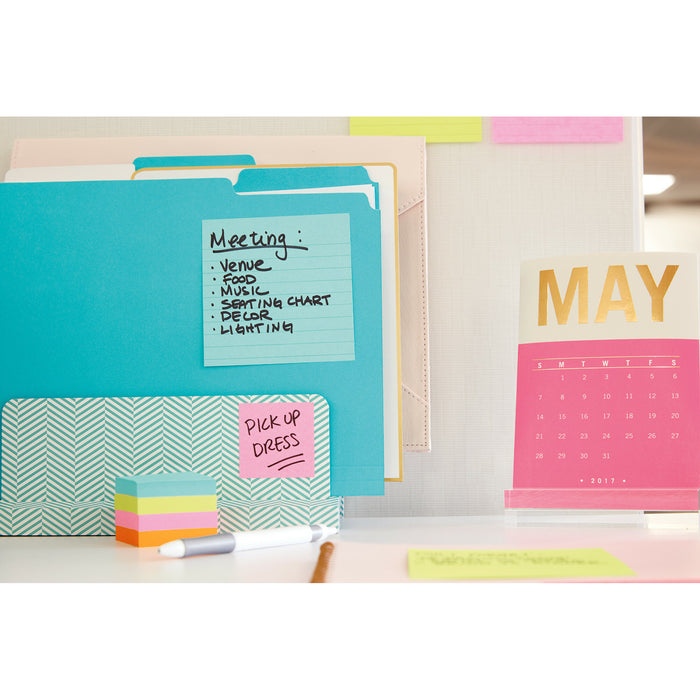 Post-it® Super Sticky Notes 675-6SSMIA, 4 in x 4 in (101 mm x 101 mm)