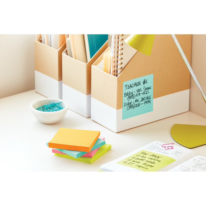 Post-it® Super Sticky Notes 675-6SSMIA, 4 in x 4 in (101 mm x 101 mm)