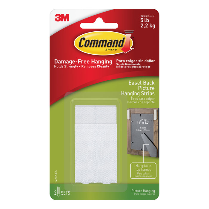 Command Easel Back Picture Hanging Strips, 17212-ES, Medium