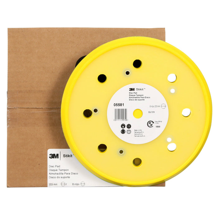 3M Stikit Disc Pad Dust Free, 05581, 8 in