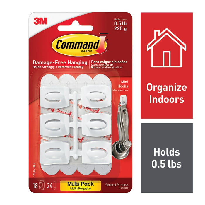 Command Mini Hooks Value Pack 17006-18ES