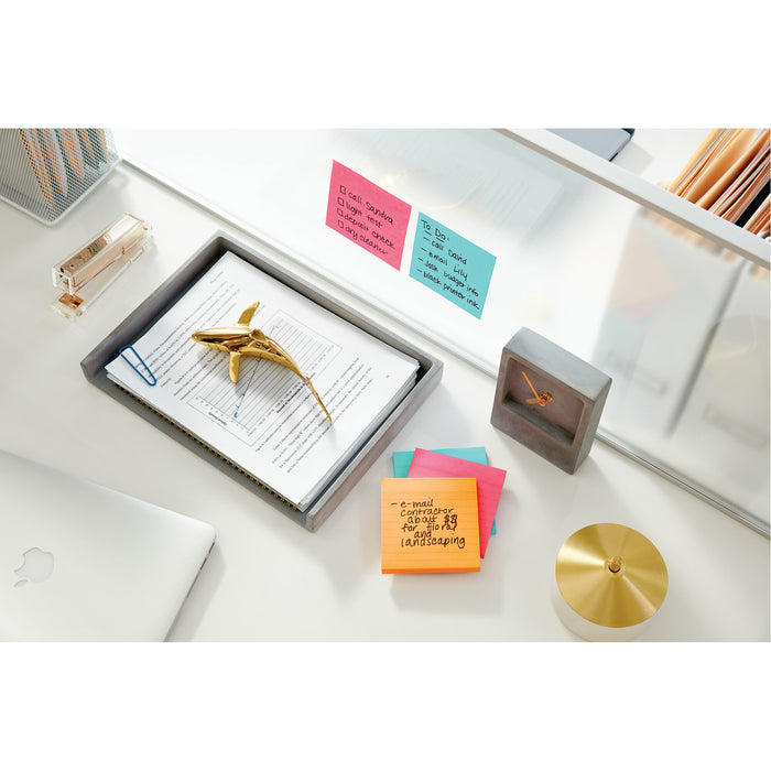Post-it® Super Sticky Notes 675-4SSMIA, 4 in x 4 in (101 mm x 101 mm)