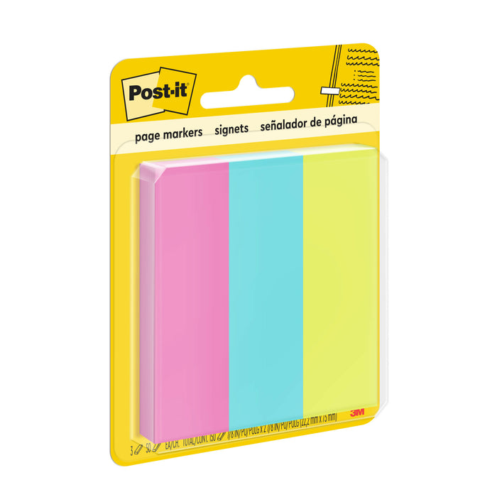 Post-it® Page Markers 5223, 7/8 in x 2-7/8 in (22,2 mm x 73 mm)