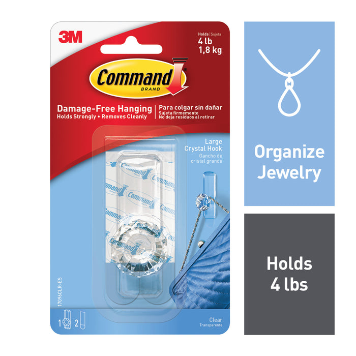 Command Clear Large Crystal Hook 17096CLR-ES