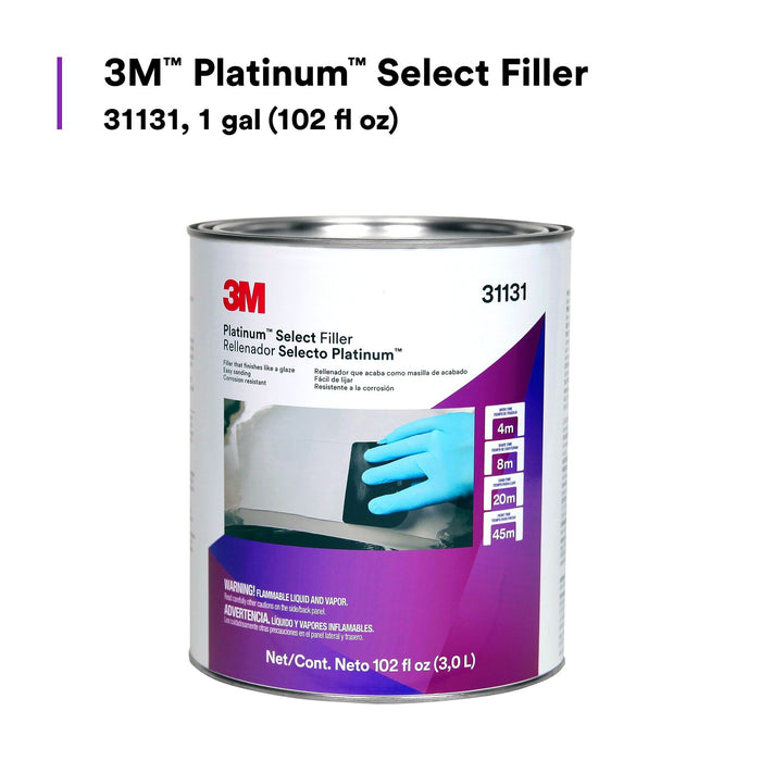 3M Platinum Select Filler, 31131, 1 gal ( 102 fl oz)