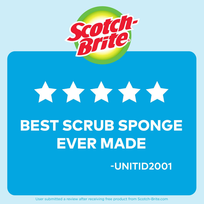 Scotch-Brite® Large Zero Scratch Scrub Sponge 555-12