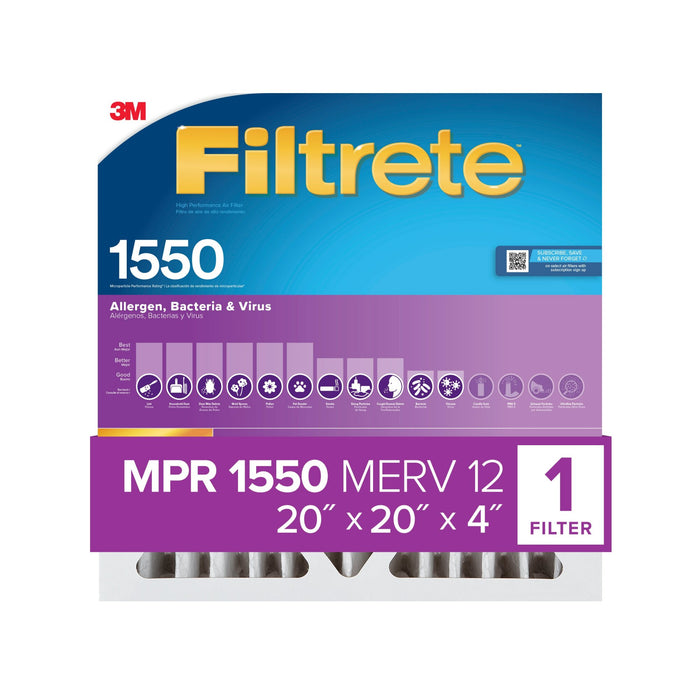 Filtrete Ultra Allergen Reduction Deep Pleat Filter NDP02-4IN-4