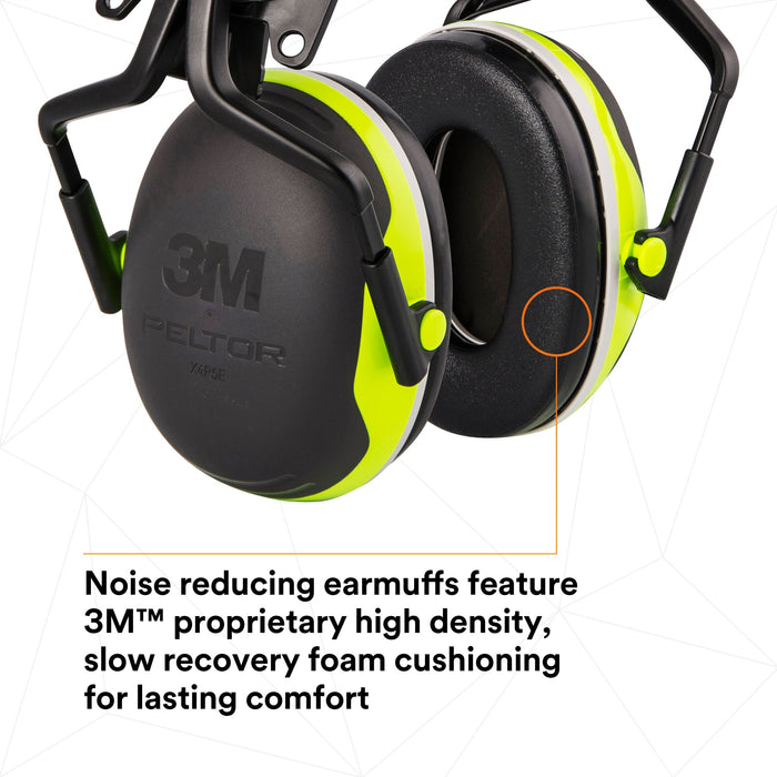 3M PELTOR Hard Hat Attached Electrically Insulated Earmuffs X4P5E