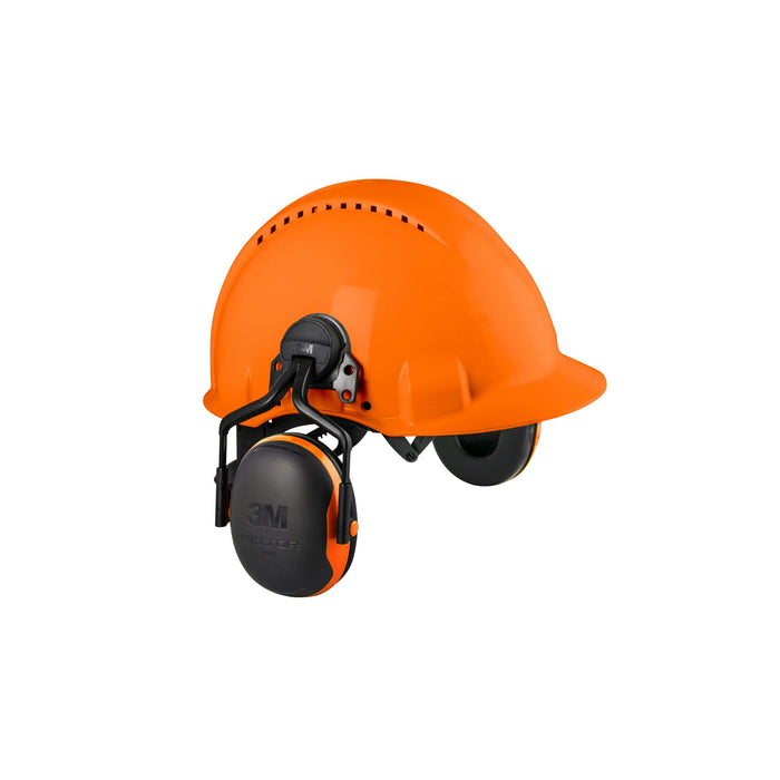 3M PELTOR Earmuffs X1P5E, Forestry Orange