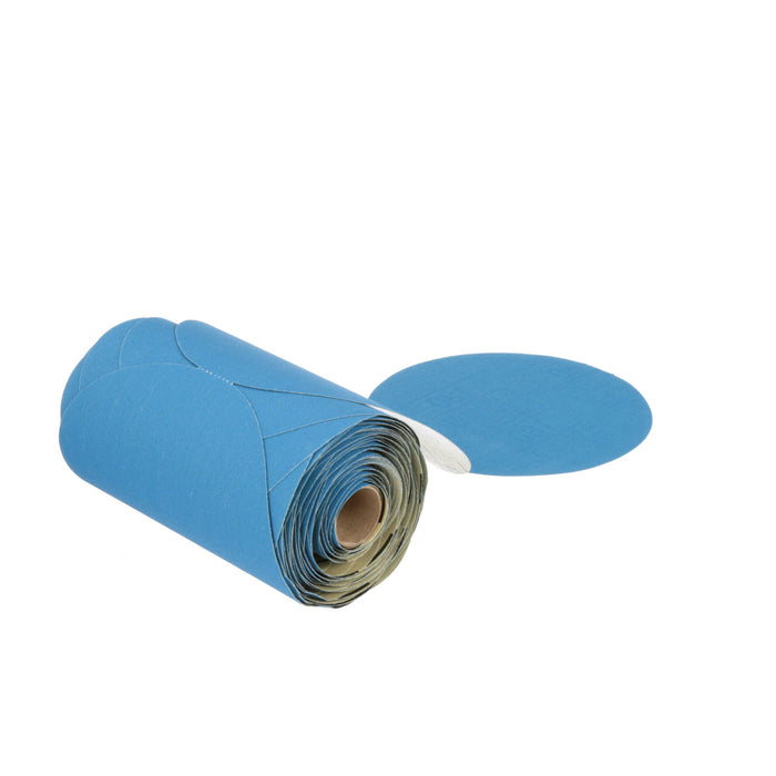 3M Stikit Blue Abrasive Disc Roll, 36206, 6 in, 180 grade, 100 discsper roll