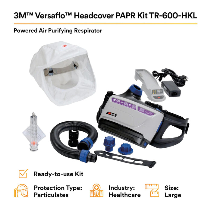3M Versaflo Healthcare PAPR Kit TR-600-HKL