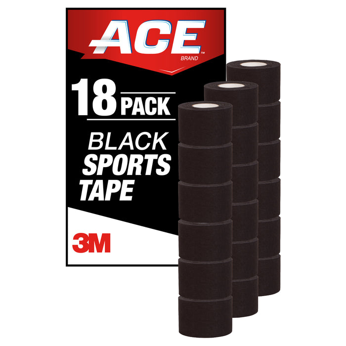 ACE Sports Tape, 909001, Black, Bulk Pack